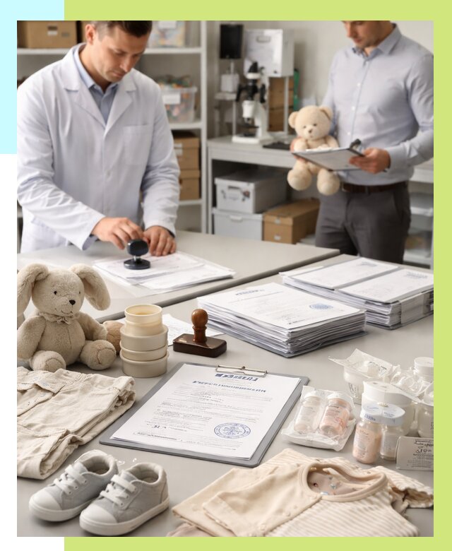 Сертификация детских товаров в Ирбите от 16490 р. | Алешин-Рбт