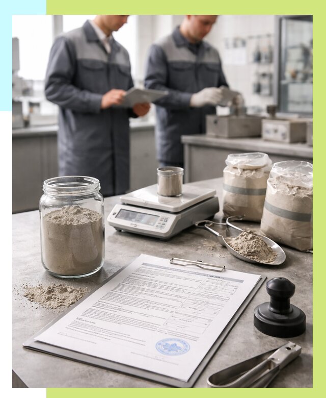 Сертификация цемента в Ирбите от 21986 р. | Алешин-Рбт