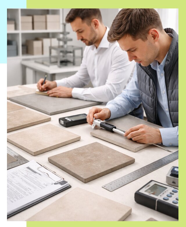 Сертификация плитки в Ирбите от 27483 р. | Алешин-Рбт гарантия