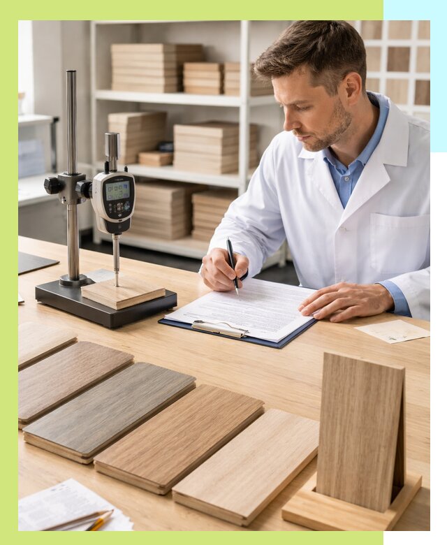 Сертификация ламината с испытаниями и оформлением документов в Ирбите