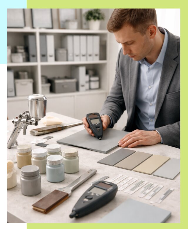 Сертификация краски в Ирбите от 27483 р. | Алешин-Рбт центр