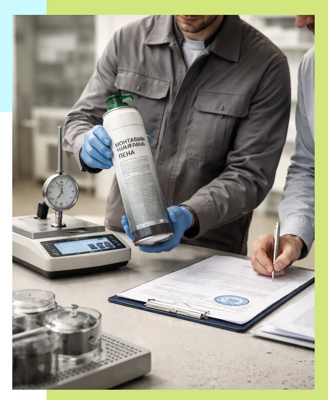 Сертификация монтажной пены в Ирбите от 16490 р. | Алешин-Рбт