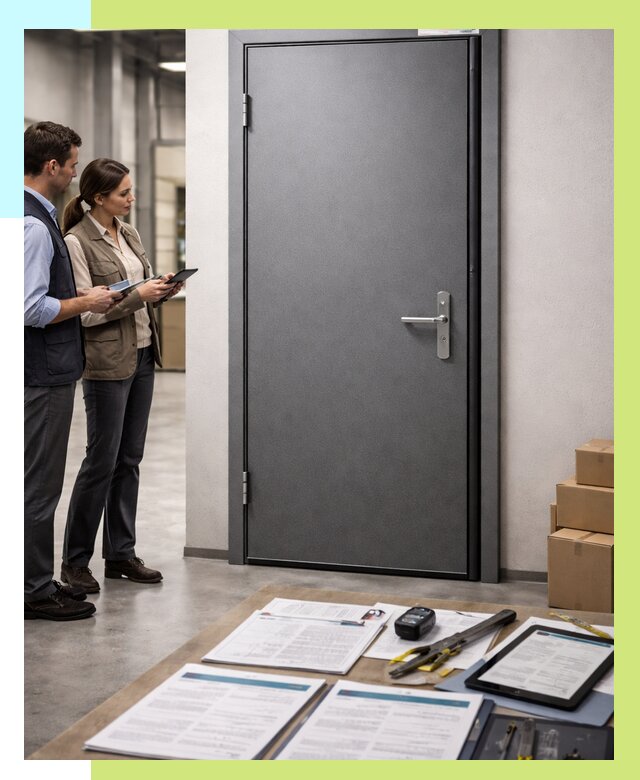 Сертификация противопожарных дверей в Ирбите от 9894 р. | Алешин-Рбт