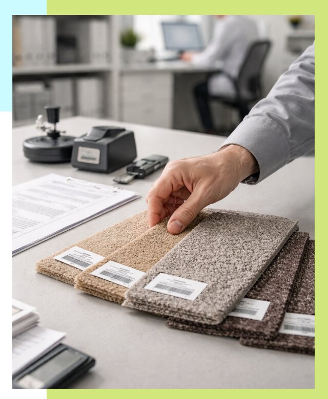 Сертификация ковролина в Ирбите от 16490 р., Алешин-Рбт