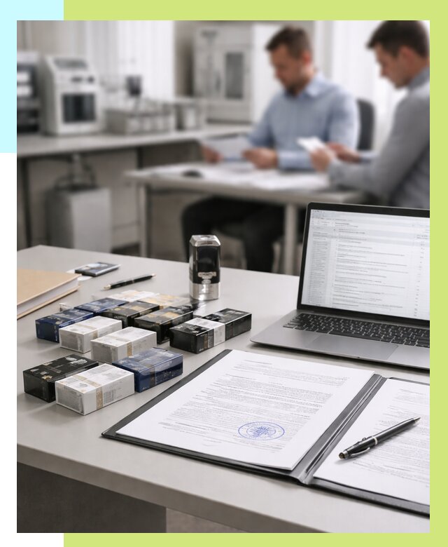 Сертификация сигарет под ключ в Ирбите от 49469 р. | Алешин-Рбт