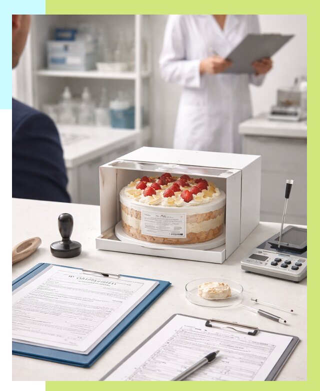 Сертификация тортов в Ирбите от 9894 р. заказать | Алешин-Рбт