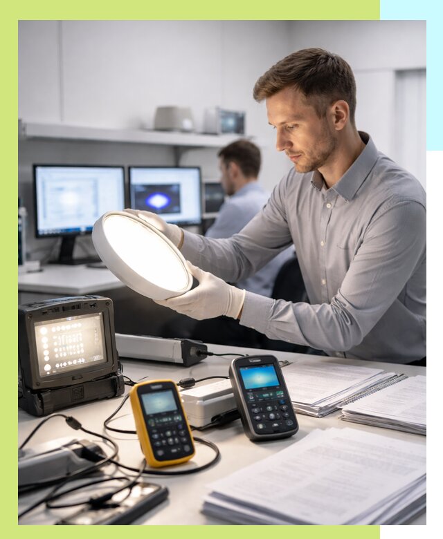 Сертификация светильников в Ирбите: испытания и оформление