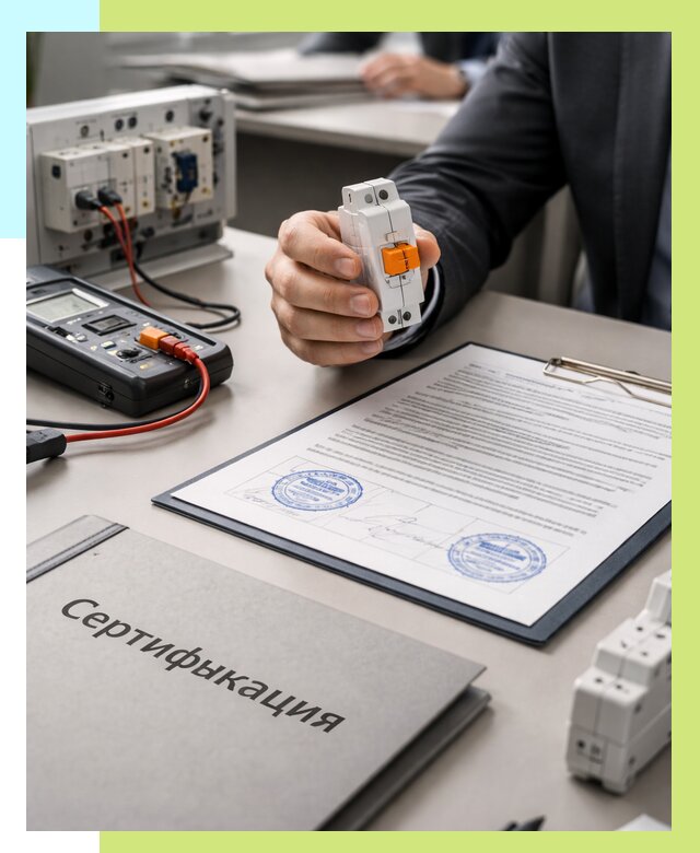 Сертификация выключателей под ключ в Ирбите от 16490 р. | Алешин-Рбт