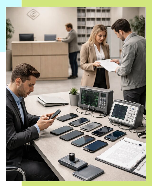 Сертификация телефонов в Ирбите от 27483 р. под ключ | Алешин-Рбт