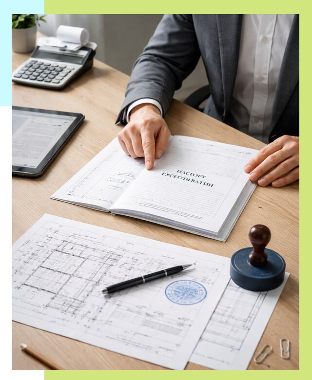 Паспорт эксплуатации в Ирбите под ключ от 4947 р. Алешин-Рбт