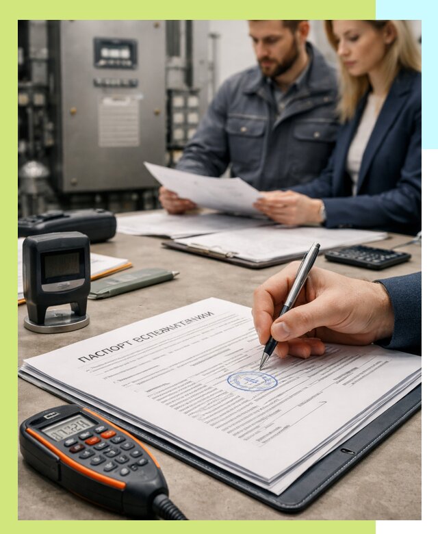 Оформление паспорта эксплуатации оборудования в Ирбите