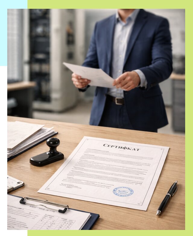 Сертификат на оборудование в Ирбите от 16490 р. | Алешин-Рбт