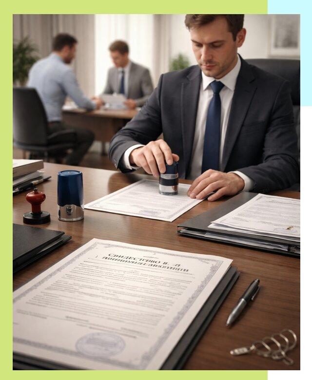 Оформление свидетельства о государственной регистрации в Ирбите