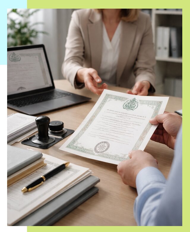 Халяль сертификат в Ирбите, получить от 16490 р. | Алешин-Рбт