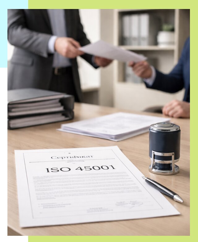 Сертификат ISO 45001 в Ирбите под ключ от 49469 р. | Алешин-Рбт
