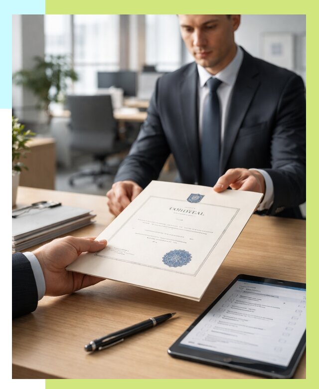 Сертификат ISO 30301 в Ирбите от 38476 р. | Алешин-Рбт - под ключ