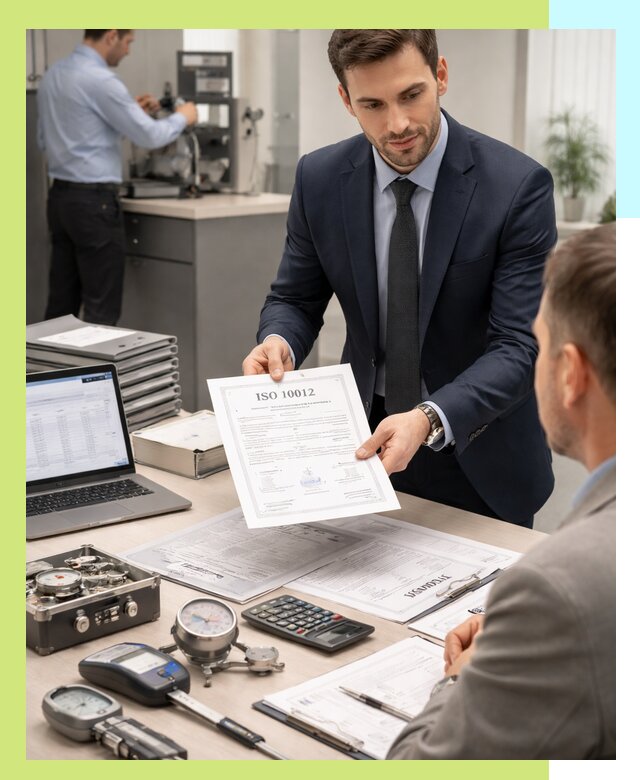 Выдача сертификата ISO 10012 по требованиям метрологии в Ирбите